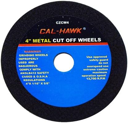 4" metal cut-off wheels, main product view