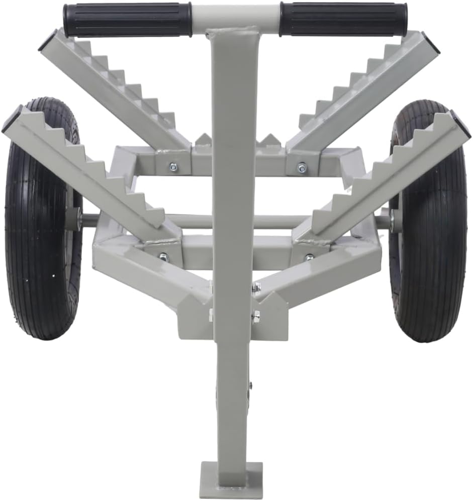 Log Dolly with Load Binder and Choker Chain 440LB (Grey + Steel)