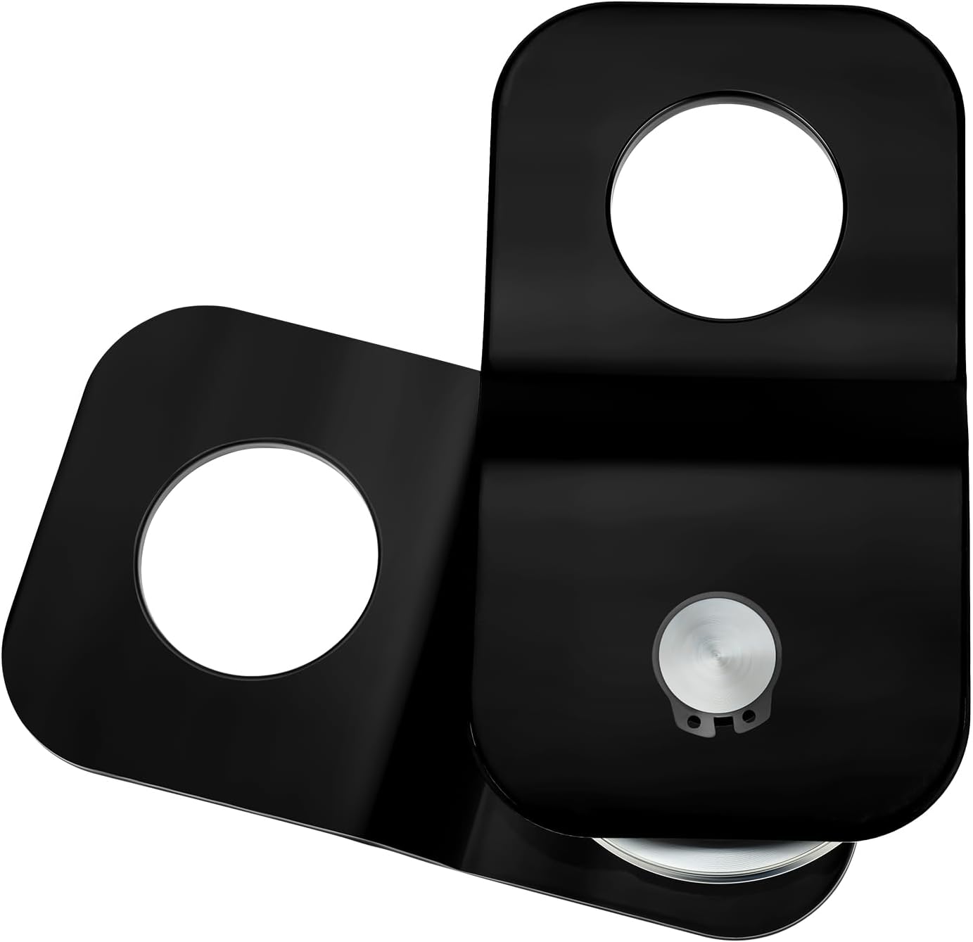 M MATI 8000 LBS Capacity Winch Snatch Block,Universal ATV UTV Heavy Duty Rope Pulley Block with Black Coating Fit for 3/16 to 5/16 inch Winch Cable