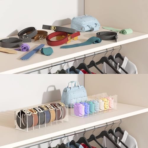 femeli acrylic belt organizers holders for closet 7, package contents