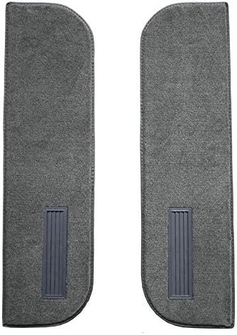 Door Panel Carpet Flooring Die Cut Cutpile - fits 1975-1986 Chevrolet C10 Inserts on Cardboard w/Vents (Buckskin)
