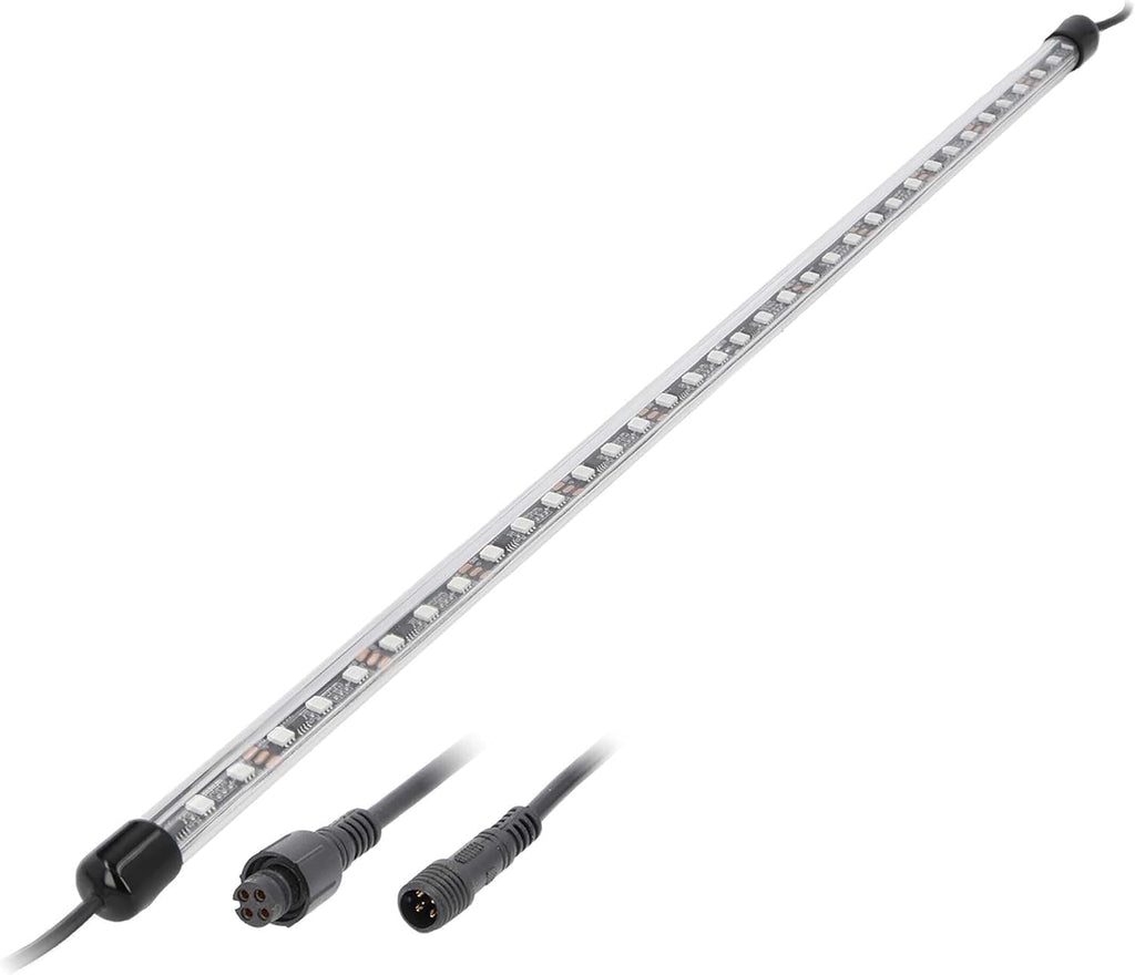 Heise by Metra 28 Inch Chasing LED Tube for Vehicle Accent Lighting, IP67 Waterproof, Aluminum Alloy, RGB Color Changing