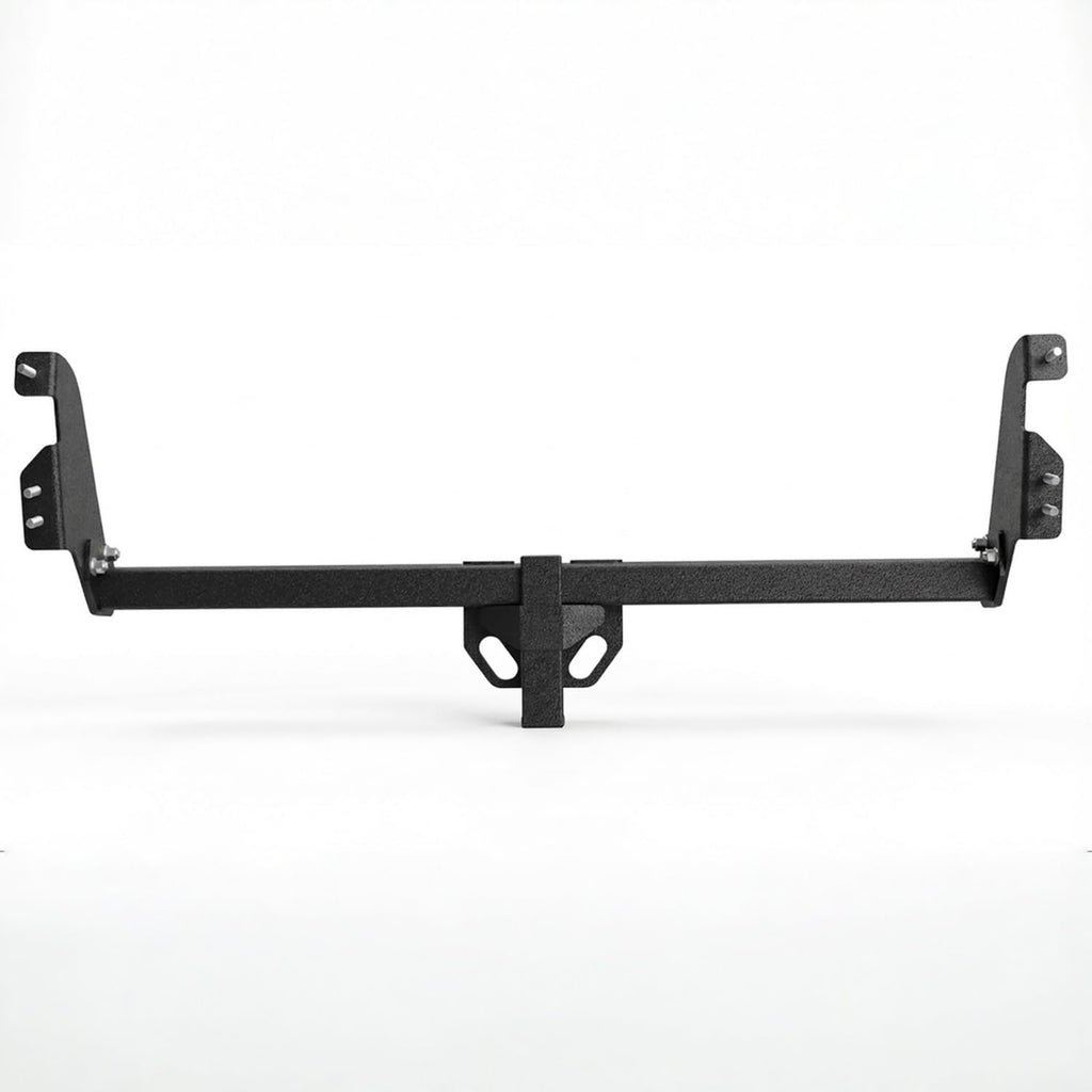 Class 3 Black 2 Inch Receiver Tube Rear Bumper Trailer Tow Hitch