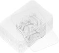 Transparent Mat Clips Carpet Anti-Skid Mat Retainer Clips with Adhesive Tape Auto Carpet for Floor Retention Easy Install Interior Accessories