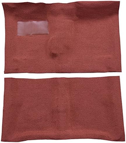 ACC Automotive Carpet in 615-Red Nylon Loop | Made to fit 1964-1967 Chevrolet Chevelle 2 Door 4 Speed Bucket Seat