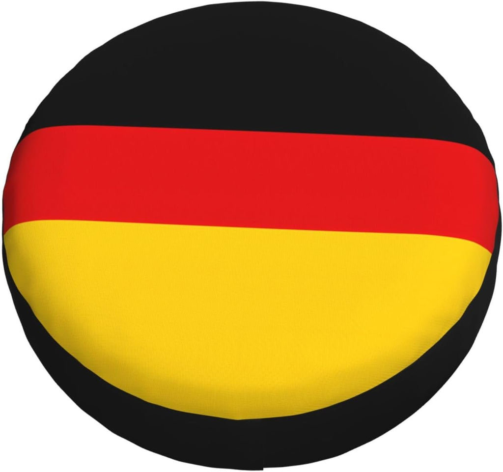 German Flag Print Universal Spare Tire Cover for RV, Jeep | Wheel Protector Fits Rv, Trailer, Jeep, Shield Tires From Sun, Dirt And Rain For Outdoor Storage