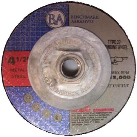benchmark abrasives 4-1/2" t27 aluminum oxide pro depressed, main product view