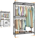 expandable closet organizer system adjustable clothes rack, main product view