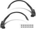 ANDPLAY Front Left & Right Fender Flares Wheel Trim Opening Molding Compatible with Ford Explorer/Police Interceptor Utility 2016-2019 FB5Z16038AB, FB5Z16039AB, FO1291130, FO1290130 Black