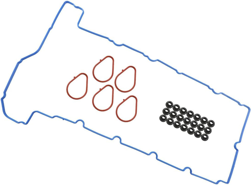Valve Cover Gasket Set for VS50739R VC3137G | Fit Chevrolet Colorado Fit GMC Canyon Fit Hummer H3 H3T Fit Isuzu I-370 2007-2012 3.7L 3654CC 223CID L5 DOHC Vin Code E