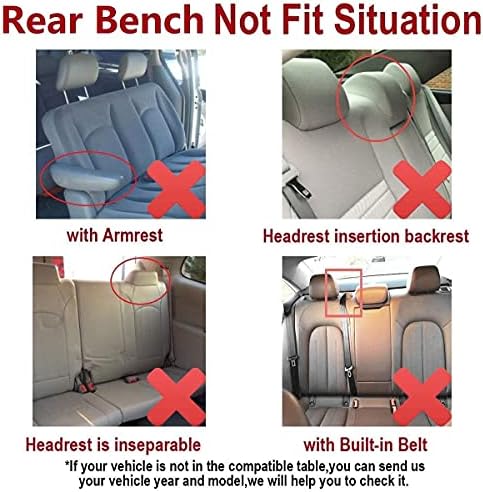 flying banner car seat covers front seats rear, front angle view