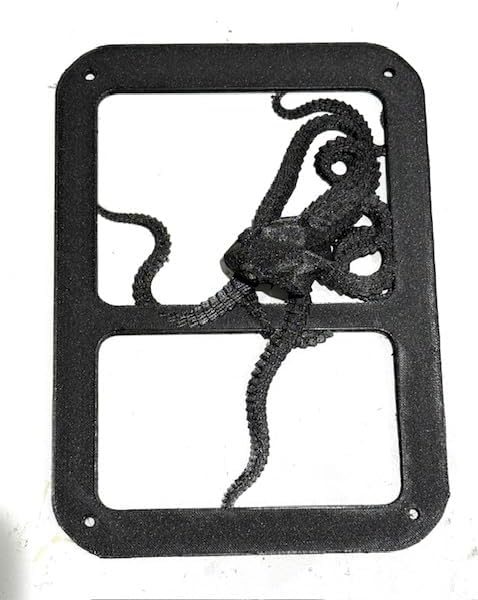 Robo Octopus Crawling n 3D - Black For Jeep Wrangler JK/JKU Rear Tail Light Covers (07-18) - Love Fish Octopus's Swimming Tentacles