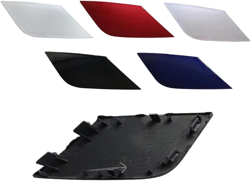 Front Bumper Tow Hook Hole Eye Cover Cap for Toyota Camry SE XSE 2018 2019 2020 (Pearl White, Right)