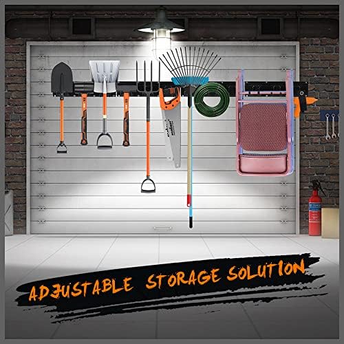 horusdy 64-inch heavy duty garage organization rack, 14 on a desk or shelf