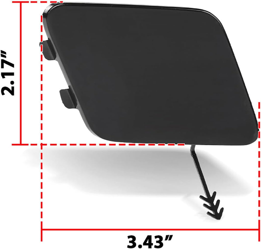 Front Bumper Tow Hook Eye Cap Cover Fit for AD Q3 Q3 Quat*o 2015-2018 8U0807241AGRU