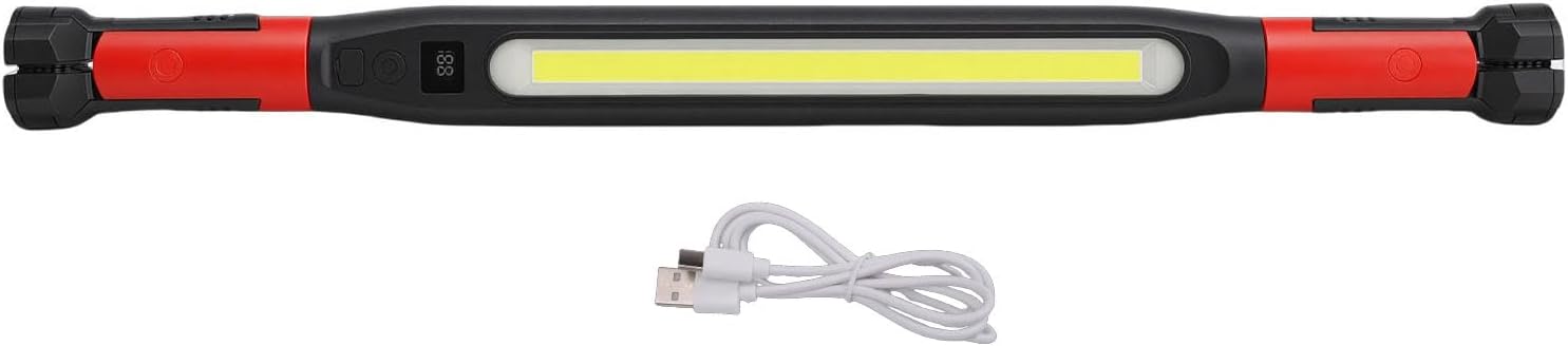 Keenso Magnetic Under Hood Light, ABS Material, 1200LM Bright Work Light with Flexible Neck for Automotive Maintenance and Mechanics