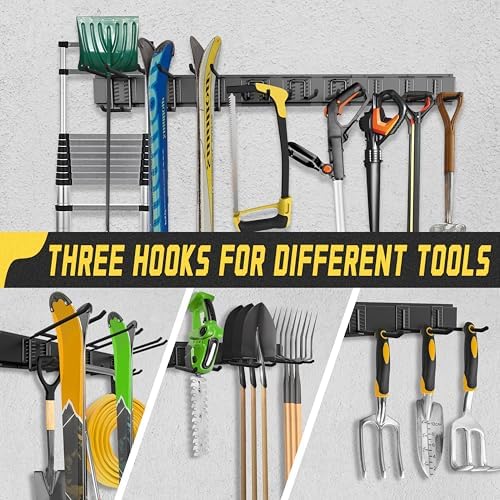 klasit garage wall organizer,15pack carries 675 lbs,garden tool, package contents