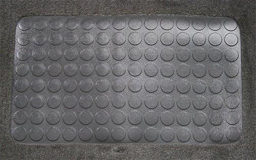 Replacement Auto Carpet Floor Liner - Molded Cutpile - fits 1994-1997 Dodge Ram 3500 Extended Cab 2wd and 4wd (Almond)