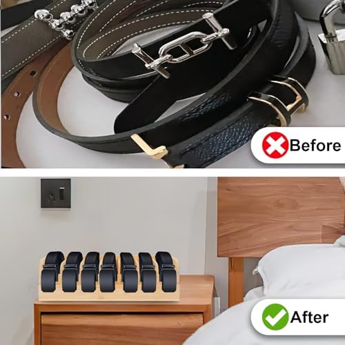 gti belt organizer, 7 compartments belt organizer for showing dimensions