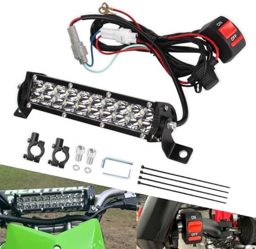 motorcycle led light bar & on-off switch headlight, main product view