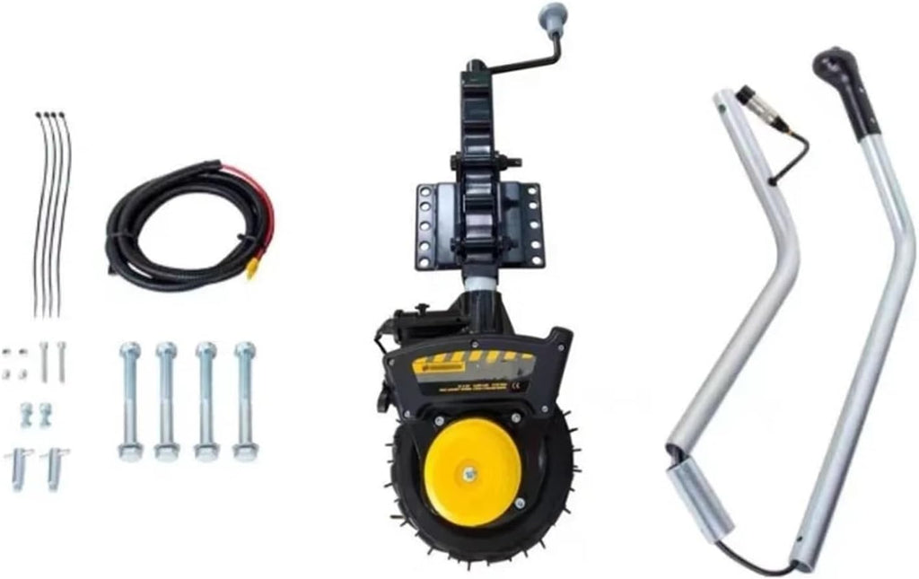 Trailer Mover Caravan Electric Motorised Trailer Wheel Mover Electric Trailer Jack Mini Mover with Automatic Brake Car Moving Dolly