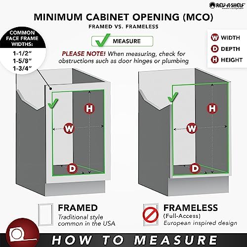 rev-a-shelf 14" sliding valet rod for custom closet, package contents