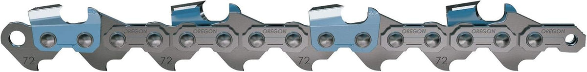 oregon chainsaw chain, 3/8" pitch, .050" gauge, 100-foot, side view