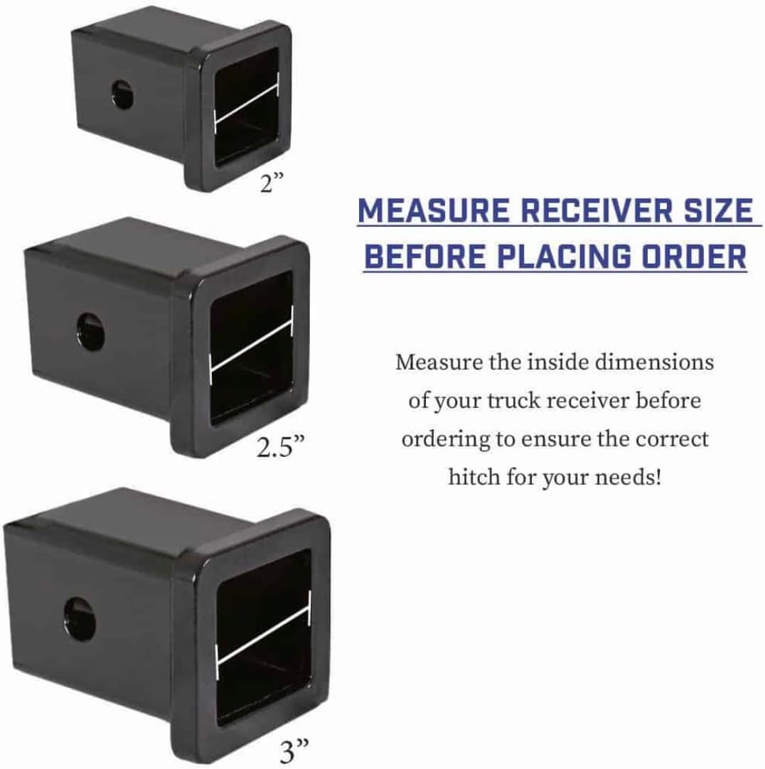 GEN-Y Hitch Offset Tow Hitch for 2" Receiver - 5" Rise/7.5" Drop with 6 Adjustable Positions, Hitch Only, 10,000 lbs Towing Capacity, 1,500 lbs Tongue Weight, Silver