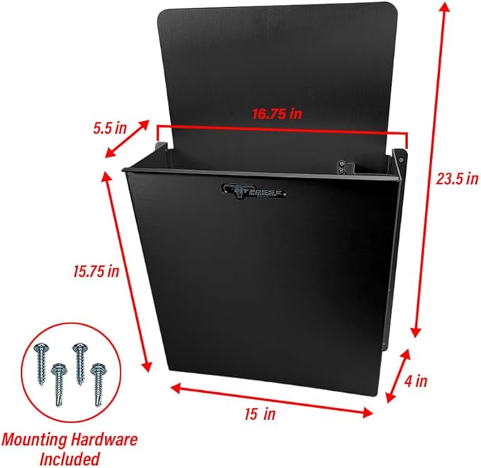 Pit Posse PP3351BK Aluminum Wall Mount Floor Jack Holder Pouch Stabilizer - Image 6