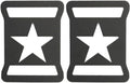 Car Rear Light Cover Trims Metal Car Rear Lamp Hood Sticker Tail Light Cover Decoration Protective Taillight Guard Fits for Jeep for Wrangler JL 2018-2023 Taillight Guard(Dog paw)(Star)