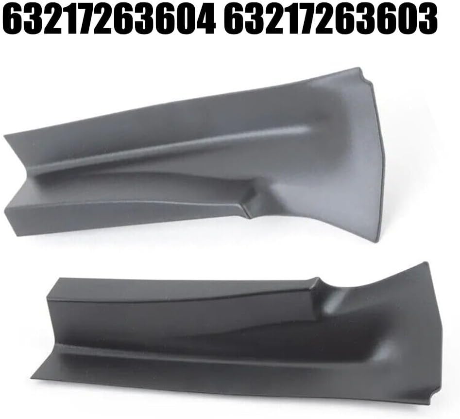 Pair of Rear Tail Light Trim for BMW X3 F25 2011-2017 - Direct Fit Replacement, Black Plastic Housing Includes 63217263604 63217263603