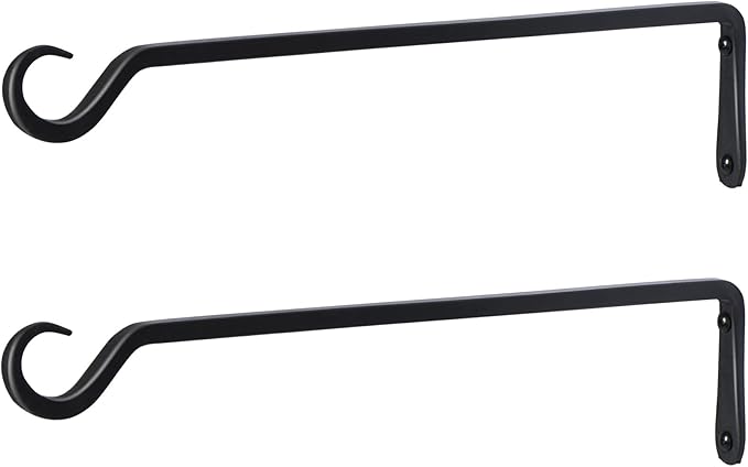 16 inch Plant Hanger, Sturdy Hanging Plant Bracket Outdoor, Hanging Plant Wall by YELOKIE