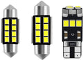 WLJH 15pieces 6000k Pure White Super Bright Canbus Error Free 2835 Chip Car LED Lighting Kit for Volkswagen Passat B7 (2012+) Premium LED Interior Package