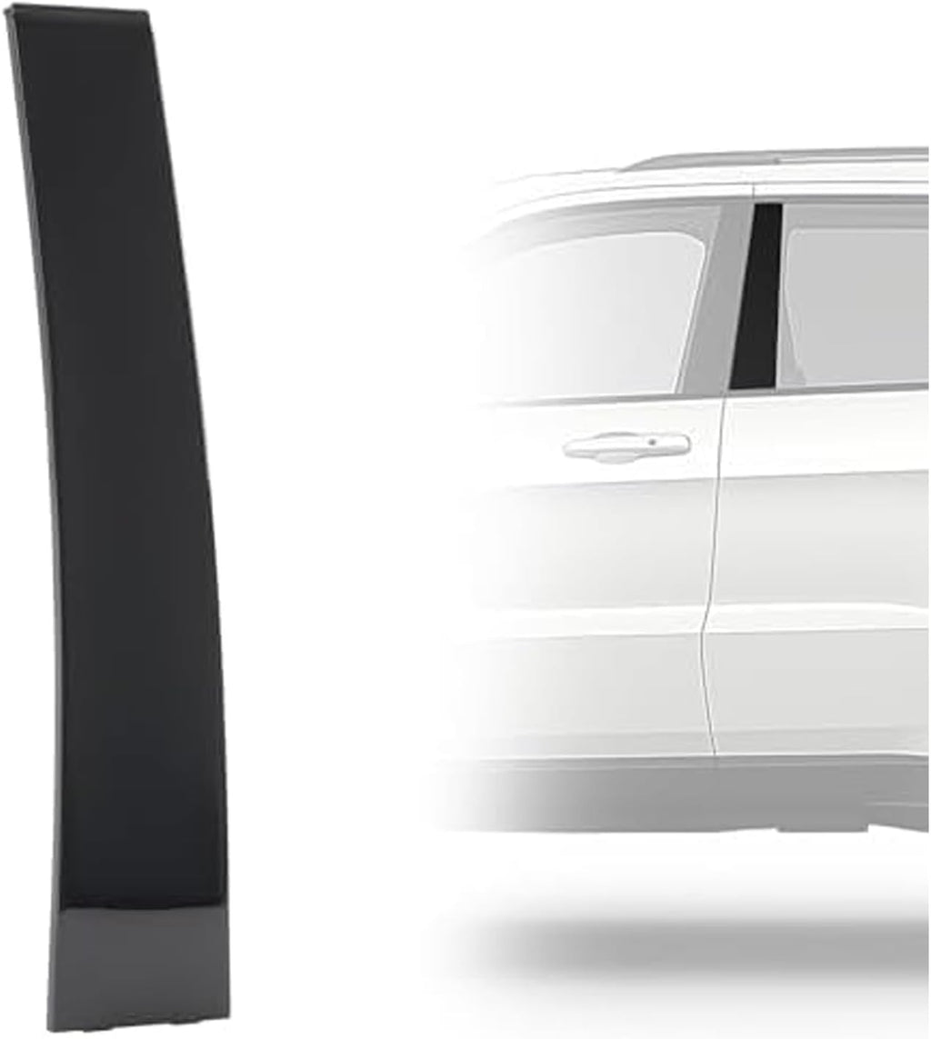 HECASA B Pillar Molding Trim Compatible with 2011-2021 Jeep Grand Cherokee Replacement for 57010447AN 57010447AO Door Pillar Applique Rear Window Trim Cover Windshield Pillar Panel Driver Side PP