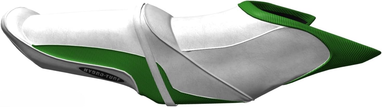 Hydro-Turf Seat Cover for Sea-Doo GTS 130 / GTI 130 (11-17) / Wake 155 (12-19) Colorway (White/Lime Green)