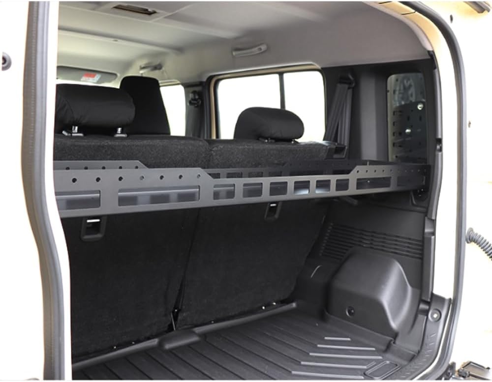 Alloy 20kg Load Rear Cargo Rack,Rear Trunk Cargo Basket for Suzuki Jimny 4-Door 5-Door 2023 2024 2025 2026 Interior Storage Rack Luggage Carrier Shelf