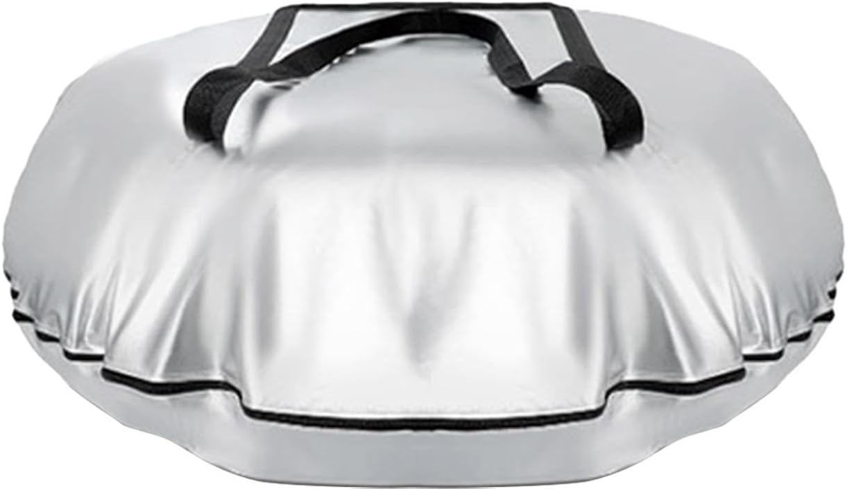 Spare Tire Bag - Heavy Duty 600D Oxford Waterproof Wheel Cover with Handle, Portable RV Tire Storage Protector for Car Trailer Camper RV Sedan Garage Use, Dustproof Scratch Resistant