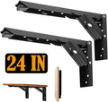 redcall 24inch floating shelf bracket,garage heavy duty folding, main product view