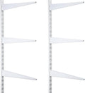 colingmill 2 pcs twin rail upright wall shelving, main product view