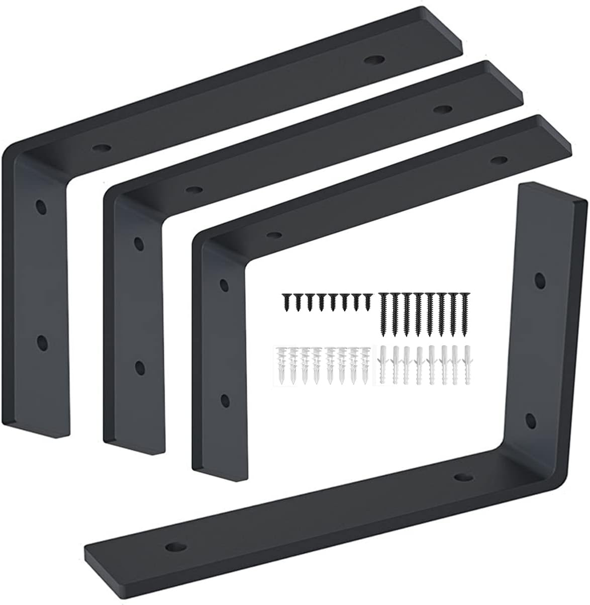 12 inch shelf bracket heavy duty l shelf, main product view