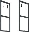 diyhd 2 tier ceiling mount pipe shelf brackets, main product view