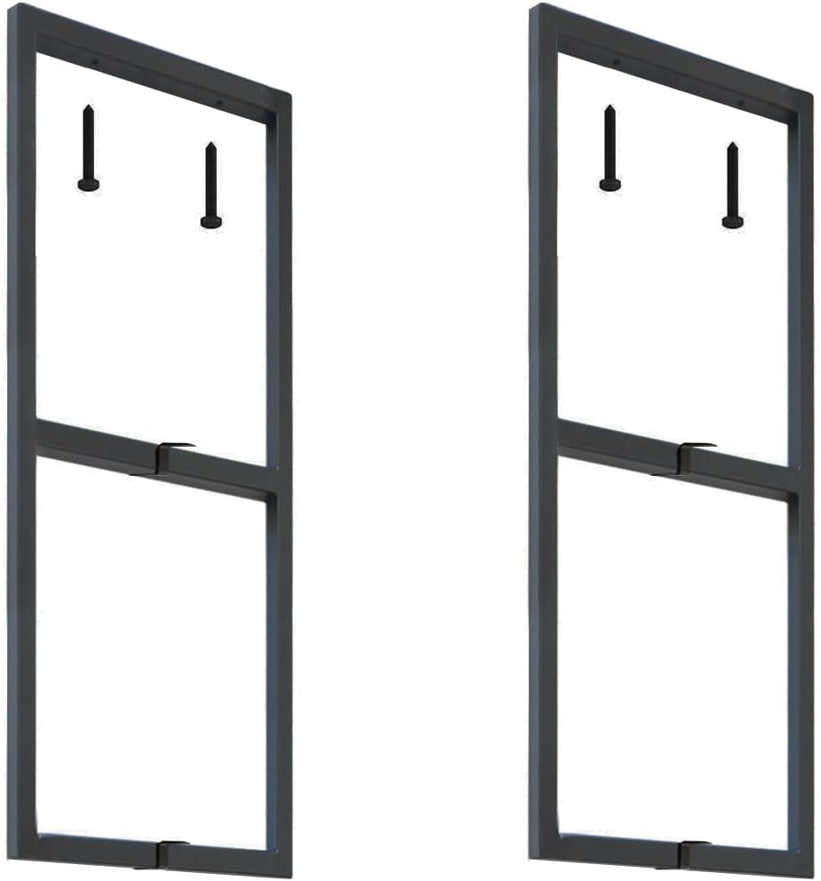 diyhd 2 tier ceiling mount pipe shelf brackets, main product view