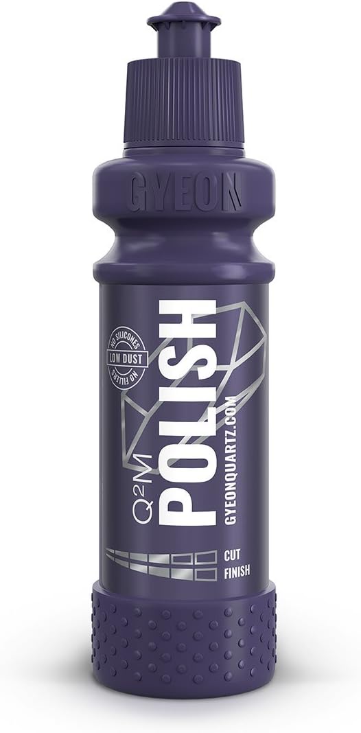 GYEON Finishing Polish for Car Detailing (120ml), High Gloss, Fine Scratch and Swirl Removal – One Step Vehicle Polishing Liquid – Paint Correction, No Fillers, Silicone-Free, Creamy White
