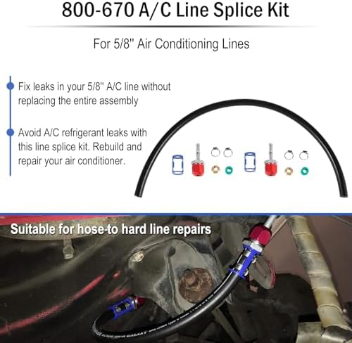 800-670 ac line repair kit a/c splice kit, close-up detail