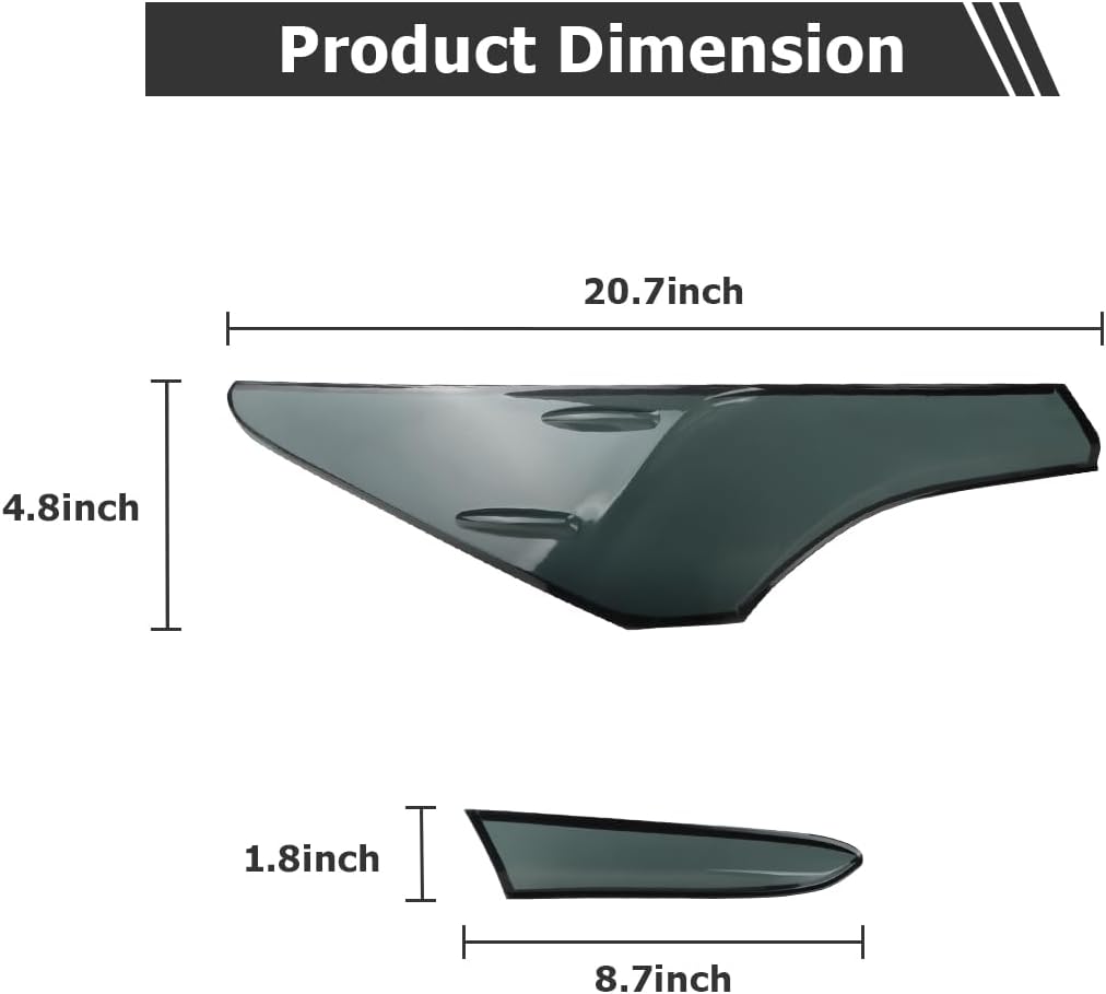 Tail Light Cover Compatible for 2018 2019 2020-2023 2024 Toyota Camry Accessories Tail Light Lamp Guard Trim Frame