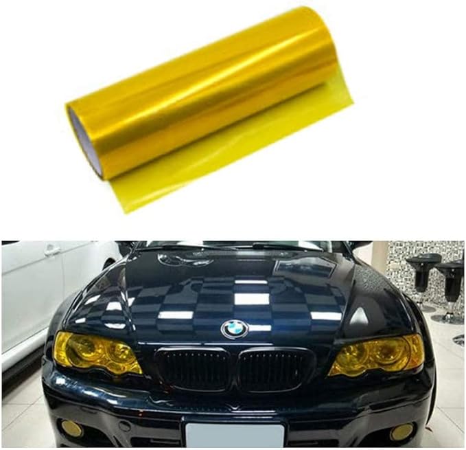 12 by 48 Inches Self Adhesive Headlight, Tail Lights, Fog Lights Tint Vinyl Film - Image 5