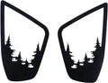Car Rear Fog Light Lamp Film Trim Decal Compatible with Subaru Crosstrek GU 2024 2025+, Taillight Panel Precut Vinyl Tint Cover Back Fog Lamp Guard Black Forest Graphics Sticker Decoration Accessories
