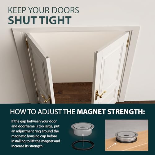 mega handles concealed magnetic door catch for dummy, package contents