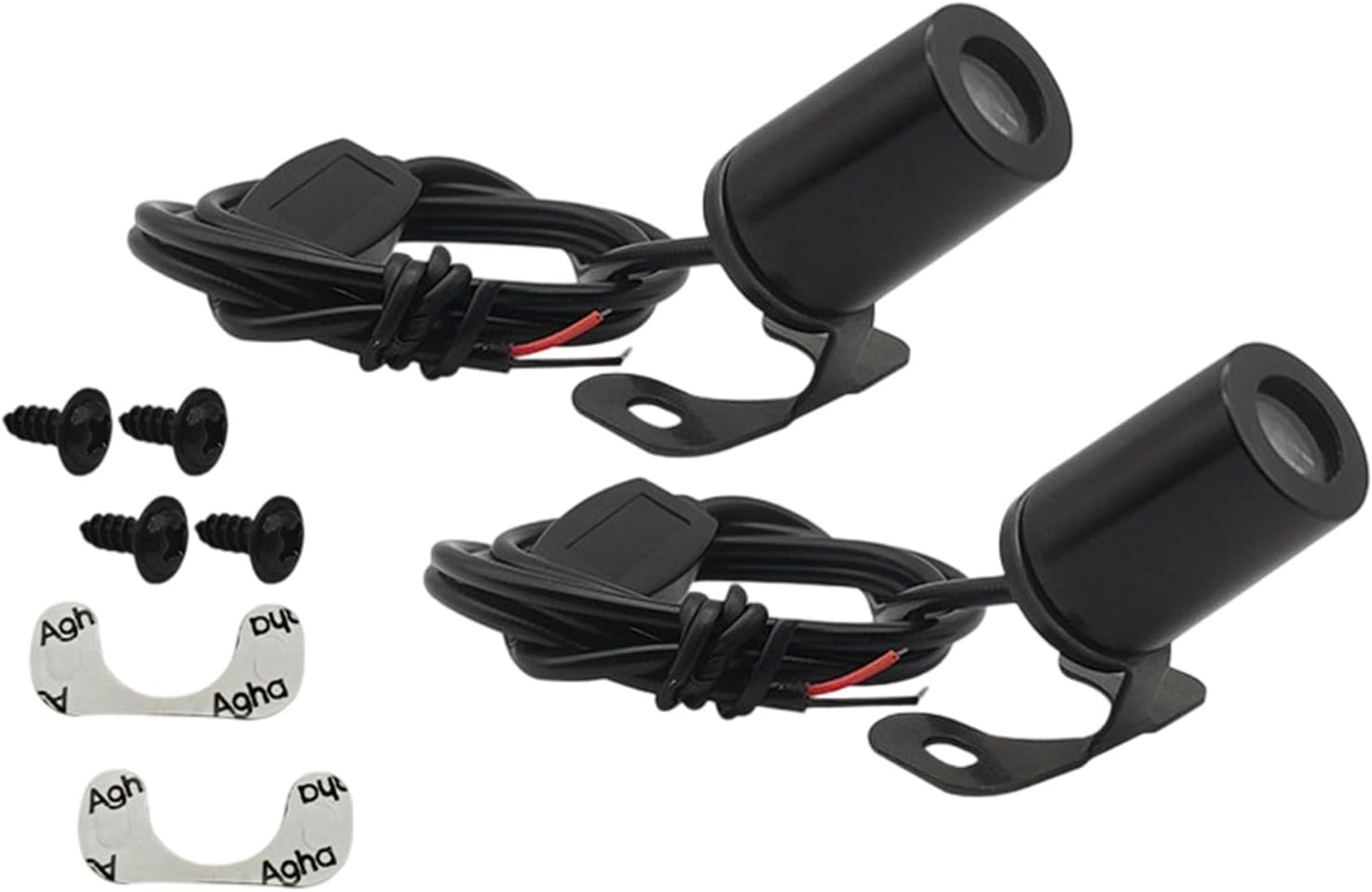 Motorcycle Angel Wings Projection Light, Universal Ground Courtesy Light, LED Decorative Ambient Light for Motorbike
