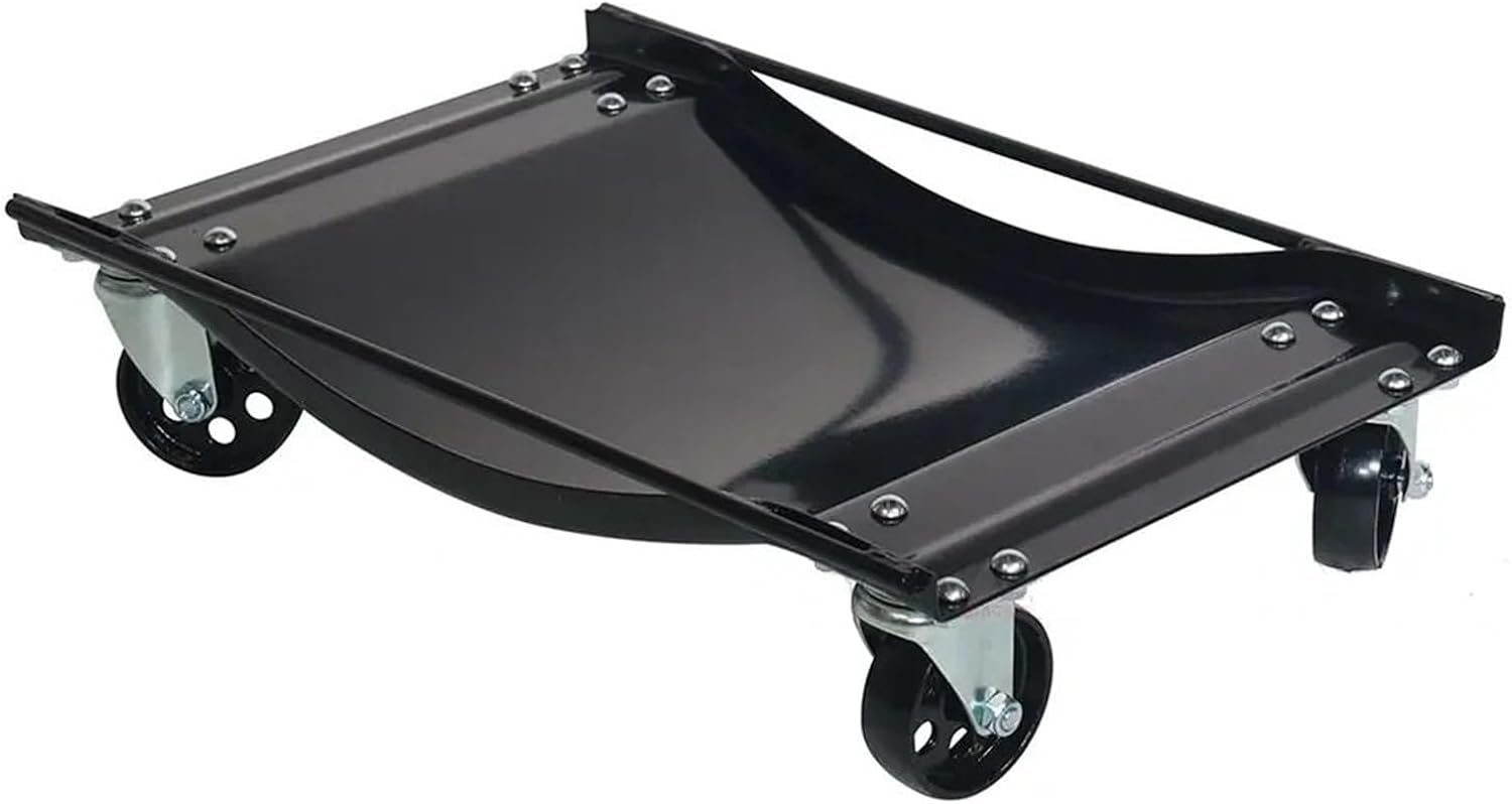 Trailer Mover Car Vehicle Moving Tool Vehicle Wheel Dolly with Black Iron Caster Jack Mover Workshop Tools for Automotive Repair Cart Moving Cars
